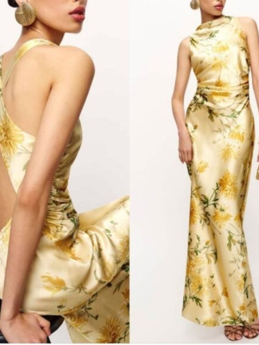 NWT Reformation Anaiis Silk Dress